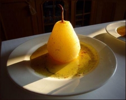 Poire au safran